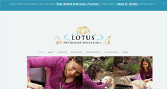 Desktop Screenshot of lotusvet.com